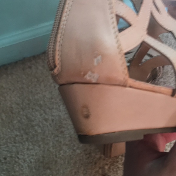 Nude wedge dress shoes - Picture 5 of 6